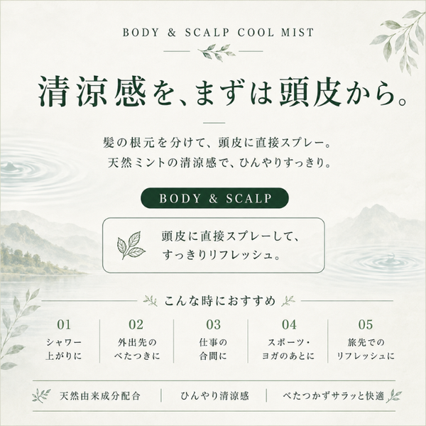 COOL MINT | Tasmanian Breeze ボディ＆スカルプミスト